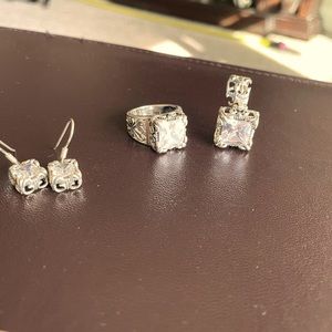 Silpada earrings, ring, and pendant. Ring is size 8